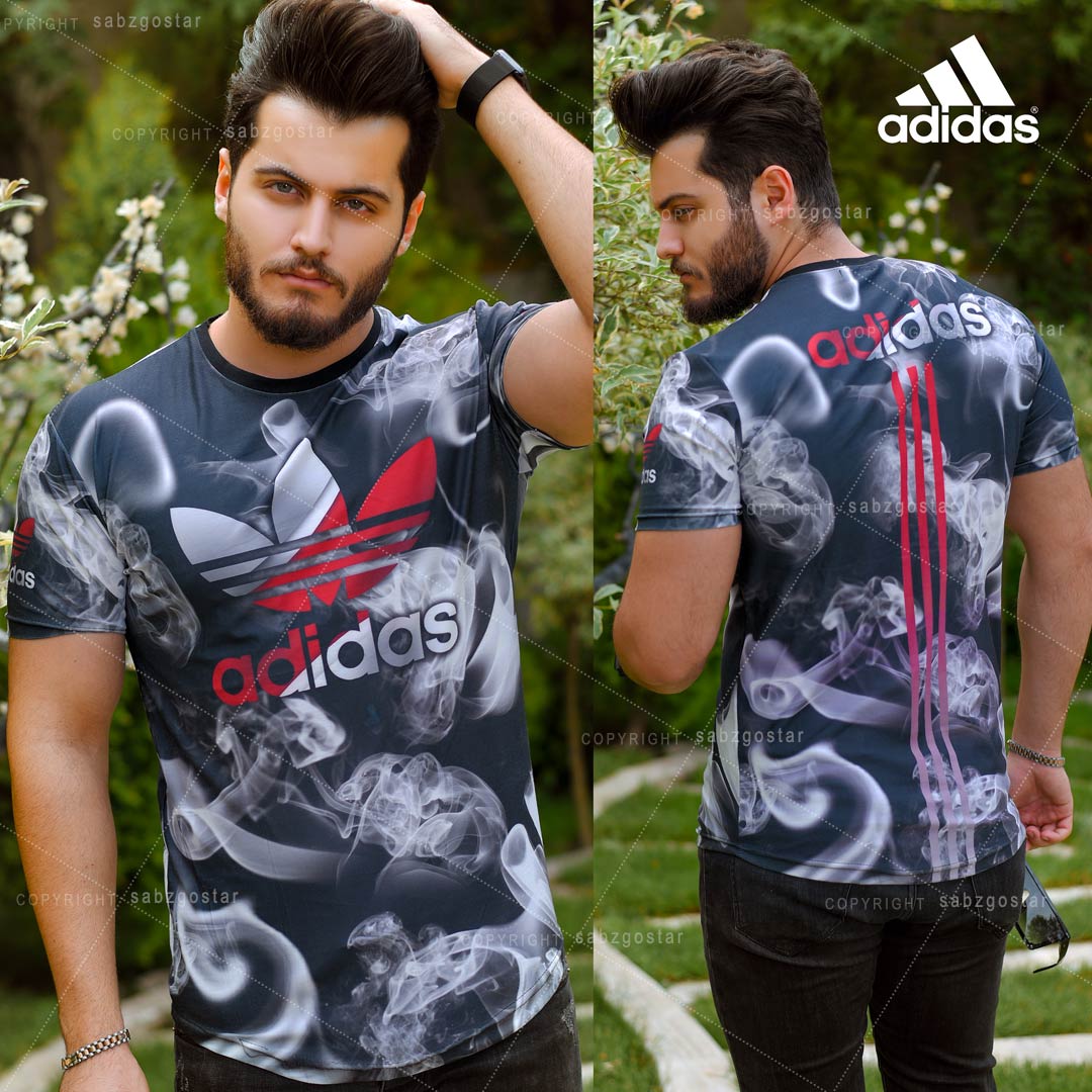 تیشرت مردانه Adidas مدل Smok
